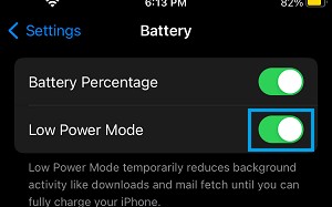 如何在 iPhone 上开启低电量模式