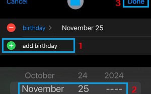 如何在 iPhone 上设置生日提醒