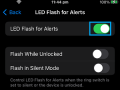 如何让iPhone来电和收到短信时闪光灯闪烁提醒