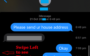 如何查看 iPhone 信息的时间戳