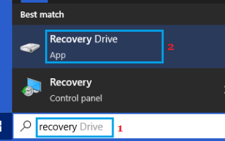 如何在Windows 11/10中创建恢复驱动器