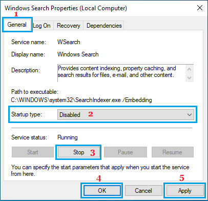 如何在 Windows 11/10 中启动、停止、禁用服务-第6张图片-致知笔记 - 专注教程知识分享 如何在 Windows 11/10 中启动、停止、禁用服务-第6张图片-致知笔记 - 专注教程知识分享