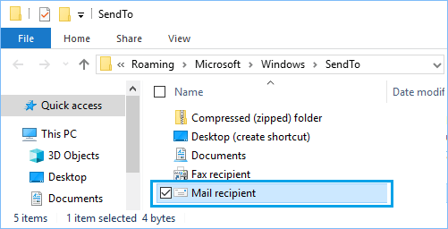 修复:Windows 中“发送到”菜单缺少“邮件收件人”-第2张图片-致知笔记 - 专注教程知识分享 修复:Windows 中“发送到”菜单缺少“邮件收件人”-第2张图片-致知笔记 - 专注教程知识分享