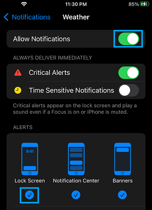 如何在 iPhone 上获取天气提醒和通知-第3张图片-致知笔记 - 专注教程知识分享 如何在 iPhone 上获取天气提醒和通知-第3张图片-致知笔记 - 专注教程知识分享
