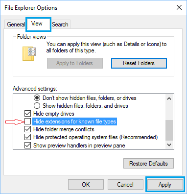 如何显示 Windows 11/10 中的文件扩展名-第6张图片-致知笔记 - 专注教程知识分享 如何显示 Windows 11/10 中的文件扩展名-第6张图片-致知笔记 - 专注教程知识分享