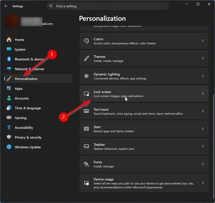 如何在 Windows 11 中设置照片幻灯片作为锁屏背景-第1张图片-致知笔记 - 专注教程知识分享
