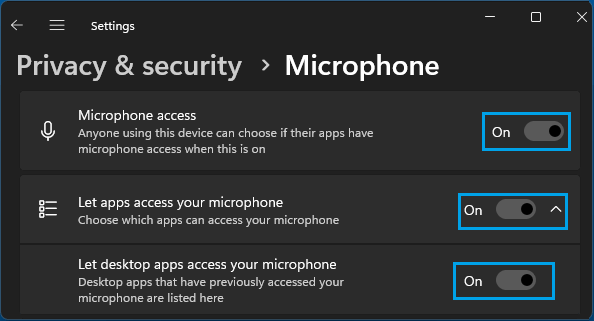 修复:Windows 11 麦克风无法工作-第3张图片-致知笔记 修复:Windows 11 麦克风无法工作-第3张图片-致知笔记