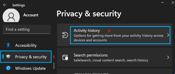 如何在 Windows 11/10 中查看和清除活动历史记录-第3张图片-致知笔记 如何在 Windows 11/10 中查看和清除活动历史记录-第3张图片-致知笔记