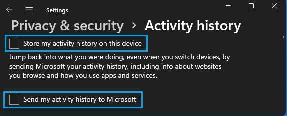 如何在 Windows 11/10 中查看和清除活动历史记录-第8张图片-致知笔记 如何在 Windows 11/10 中查看和清除活动历史记录-第8张图片-致知笔记