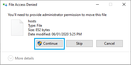 修复 Windows 编辑 Hosts 文件时提示拒绝访问（3 种方法）-第2张图片-致知笔记