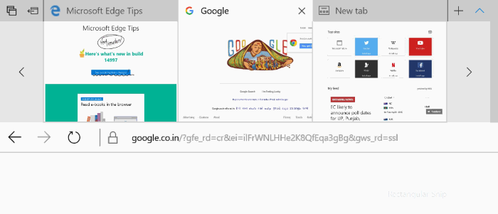 Windows 10 中如何让 Microsoft Edge 始终显示或隐藏标签页预览-第1张图片-致知笔记 Windows 10 中如何让 Microsoft Edge 始终显示或隐藏标签页预览-第1张图片-致知笔记