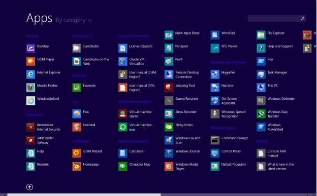 Windows 8.1 快捷键:一键切换到应用视图(所有应用视图)-第1张图片-致知笔记 Windows 8.1 快捷键:一键切换到应用视图(所有应用视图)-第1张图片-致知笔记