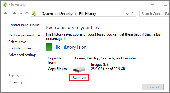 如何在 Windows 11/10 中用文件历史记录备份文件-第4张图片-致知笔记 如何在 Windows 11/10 中用文件历史记录备份文件-第4张图片-致知笔记