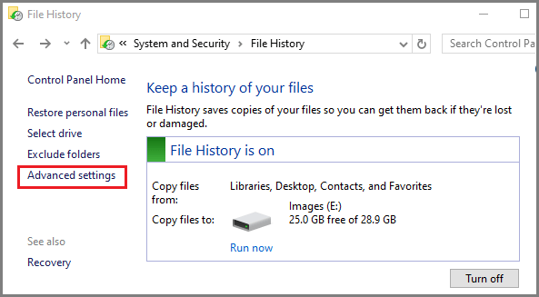 如何在 Windows 11/10 中用文件历史记录备份文件-第5张图片-致知笔记 如何在 Windows 11/10 中用文件历史记录备份文件-第5张图片-致知笔记