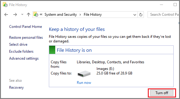 如何在 Windows 11/10 中用文件历史记录备份文件-第9张图片-致知笔记 如何在 Windows 11/10 中用文件历史记录备份文件-第9张图片-致知笔记