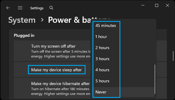 如何在 Windows 11/10 中修改休眠时间-第3张图片-致知笔记 如何在 Windows 11/10 中修改休眠时间-第3张图片-致知笔记