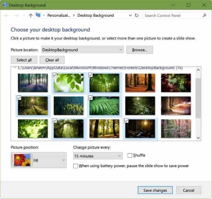 如何在 Windows 10 中挑选主题里的单张壁纸作为桌面背景-第3张图片-致知笔记 如何在 Windows 10 中挑选主题里的单张壁纸作为桌面背景-第3张图片-致知笔记