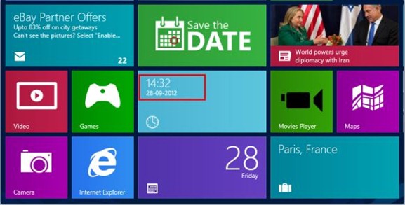 在 Windows 8 开始屏幕显示时钟的 Clock Tile 应用-第1张图片-致知笔记 在 Windows 8 开始屏幕显示时钟的 Clock Tile 应用-第1张图片-致知笔记