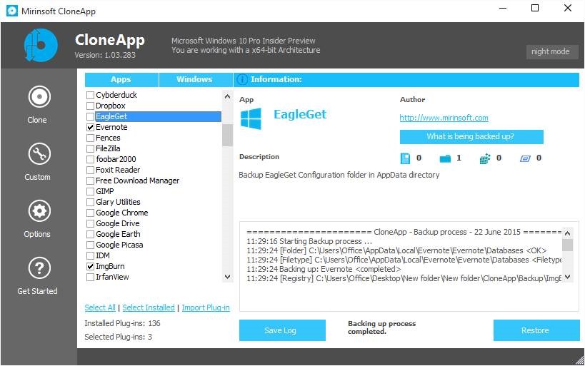 CloneApp：免费备份和还原 Windows 软件设置的工具-第1张图片-致知笔记
