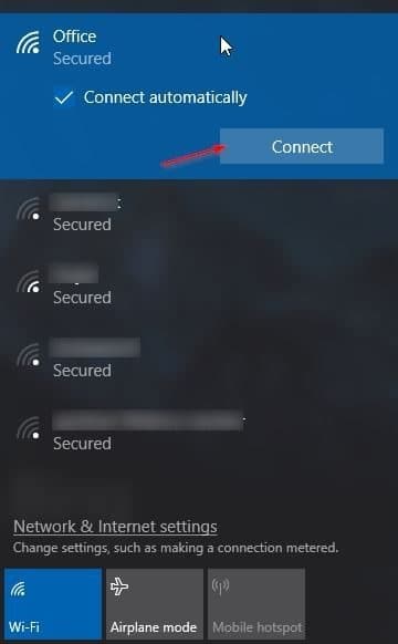 如何不输密码让 Windows 10 电脑连接 Wi-Fi 网络-第3张图片-致知笔记 如何不输密码让 Windows 10 电脑连接 Wi-Fi 网络-第3张图片-致知笔记