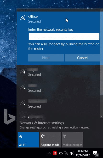 如何不输密码让 Windows 10 电脑连接 Wi-Fi 网络-第4张图片-致知笔记 如何不输密码让 Windows 10 电脑连接 Wi-Fi 网络-第4张图片-致知笔记
