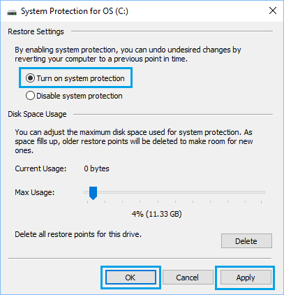 《如何在 Windows 11/10 中创建系统还原点》-第4张图片-致知笔记 《如何在 Windows 11/10 中创建系统还原点》-第4张图片-致知笔记