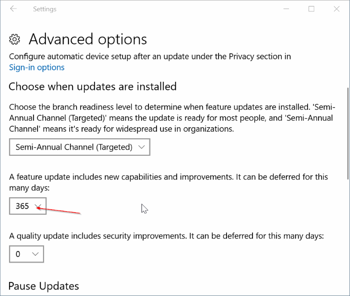 如何推迟或屏蔽 Windows 10 功能更新（最长 365 天）-第3张图片-致知笔记