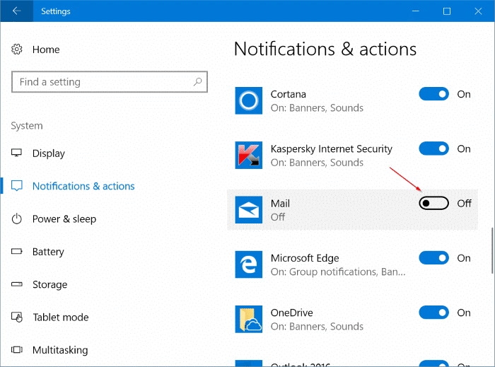 Windows 10 中如何关闭特定应用的通知-第3张图片-致知笔记