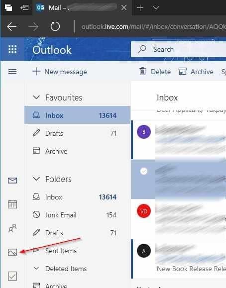 Outlook.com 如何批量下载所有邮件中收发的照片-第2张图片-致知笔记
