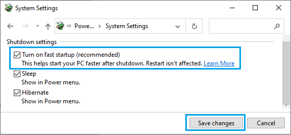 如何在 Windows 11/10 中启用快速启动-第3张图片-致知笔记