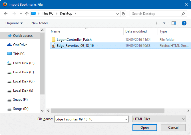 如何把 Edge 收藏夹(书签)导出到 Chrome 和 Firefox-第7张图片-致知笔记 如何把 Edge 收藏夹(书签)导出到 Chrome 和 Firefox-第7张图片-致知笔记