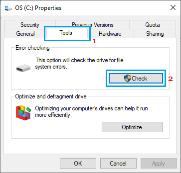 修复 Windows 10/11 中的“文件系统错误”-第6张图片-致知笔记 修复 Windows 10/11 中的“文件系统错误”-第6张图片-致知笔记