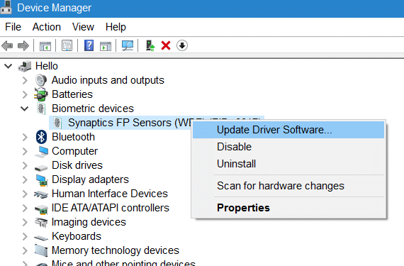 修复 Windows 10 指纹识别设置按钮变灰不可用的问题-第4张图片-致知笔记 修复 Windows 10 指纹识别设置按钮变灰不可用的问题-第4张图片-致知笔记