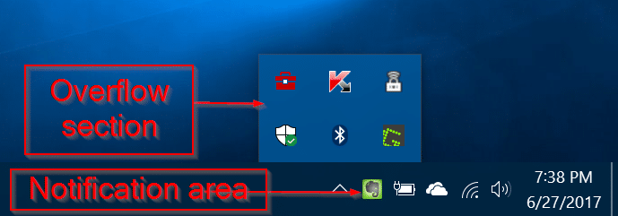 修复 Windows 10 通知区域图标无法隐藏的问题-第1张图片-致知笔记