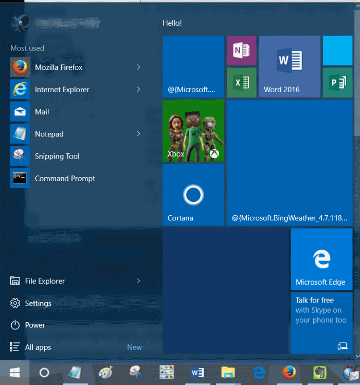 修复 Windows 10 开始菜单磁贴空白不显示的问题(3 种方法)-第1张图片-致知笔记 修复 Windows 10 开始菜单磁贴空白不显示的问题(3 种方法)-第1张图片-致知笔记