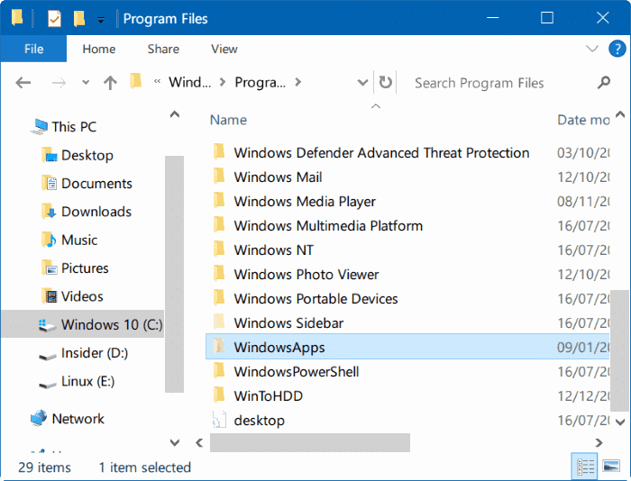如何在 Windows 10 中访问 WindowsApps 文件夹(修改权限方法)-第3张图片-致知笔记 如何在 Windows 10 中访问 WindowsApps 文件夹(修改权限方法)-第3张图片-致知笔记