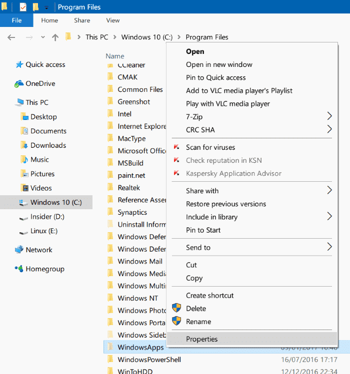 如何在 Windows 10 中访问 WindowsApps 文件夹(修改权限方法)-第5张图片-致知笔记 如何在 Windows 10 中访问 WindowsApps 文件夹(修改权限方法)-第5张图片-致知笔记