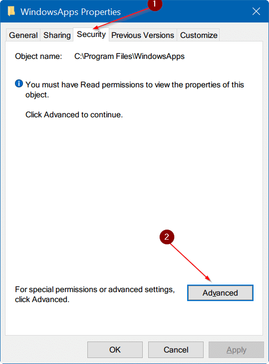 如何在 Windows 10 中访问 WindowsApps 文件夹(修改权限方法)-第6张图片-致知笔记 如何在 Windows 10 中访问 WindowsApps 文件夹(修改权限方法)-第6张图片-致知笔记