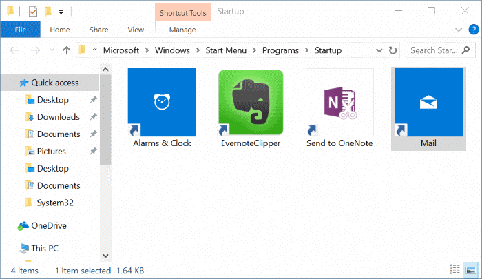 如何在 Windows 10 中把应用添加到开机启动项-第5张图片-致知笔记