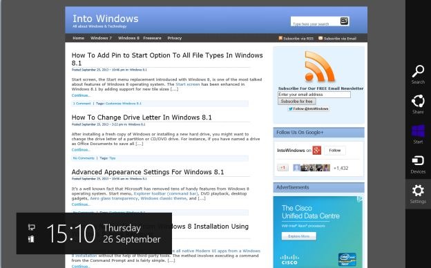 如何在 Windows 8.1 中让 IE11 始终显示地址栏和标签页-第2张图片-致知笔记 如何在 Windows 8.1 中让 IE11 始终显示地址栏和标签页-第2张图片-致知笔记