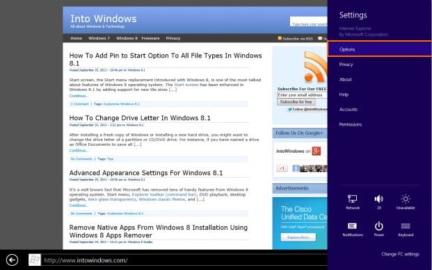如何在 Windows 8.1 中让 IE11 始终显示地址栏和标签页-第3张图片-致知笔记 如何在 Windows 8.1 中让 IE11 始终显示地址栏和标签页-第3张图片-致知笔记