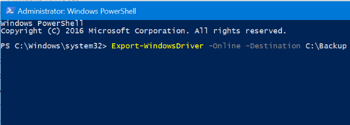 如何用 PowerShell 备份 Windows 10 驱动程序-第3张图片-致知笔记 如何用 PowerShell 备份 Windows 10 驱动程序-第3张图片-致知笔记