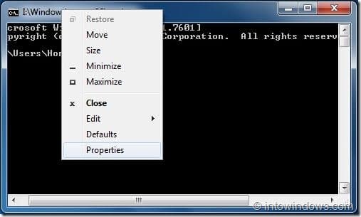 如何在 Windows 7 中更改命令提示符的文字与背景颜色-第2张图片-致知笔记