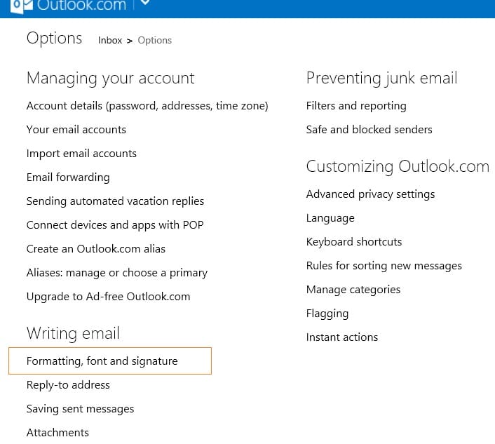 如何在 Outlook.com 中更改默认字体和字体颜色-第4张图片-致知笔记 如何在 Outlook.com 中更改默认字体和字体颜色-第4张图片-致知笔记