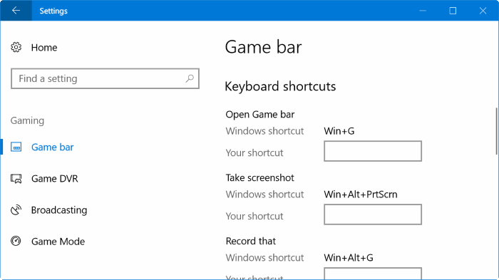 如何在 Windows 10 中自定义 Game Bar 快捷键-第2张图片-致知笔记 如何在 Windows 10 中自定义 Game Bar 快捷键-第2张图片-致知笔记