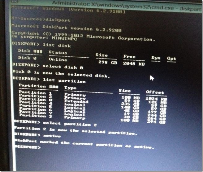 电脑无法启动时如何更改活动分区(Windows 10/8)-第3张图片-致知笔记 电脑无法启动时如何更改活动分区(Windows 10/8)-第3张图片-致知笔记