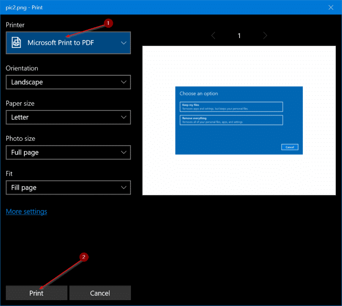 如何在 Windows 10 中把 JPEG 和 PNG 图片转换成 PDF-第3张图片-致知笔记 如何在 Windows 10 中把 JPEG 和 PNG 图片转换成 PDF-第3张图片-致知笔记
