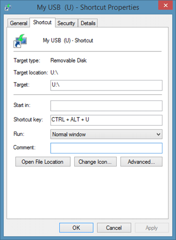 如何在 Windows 中创建键盘快捷键快速打开 U 盘-第8张图片-致知笔记 如何在 Windows 中创建键盘快捷键快速打开 U 盘-第8张图片-致知笔记