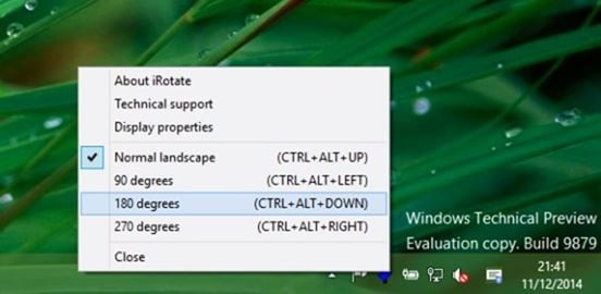 如何在 Windows 10 中创建旋转屏幕的键盘快捷键-第2张图片-致知笔记