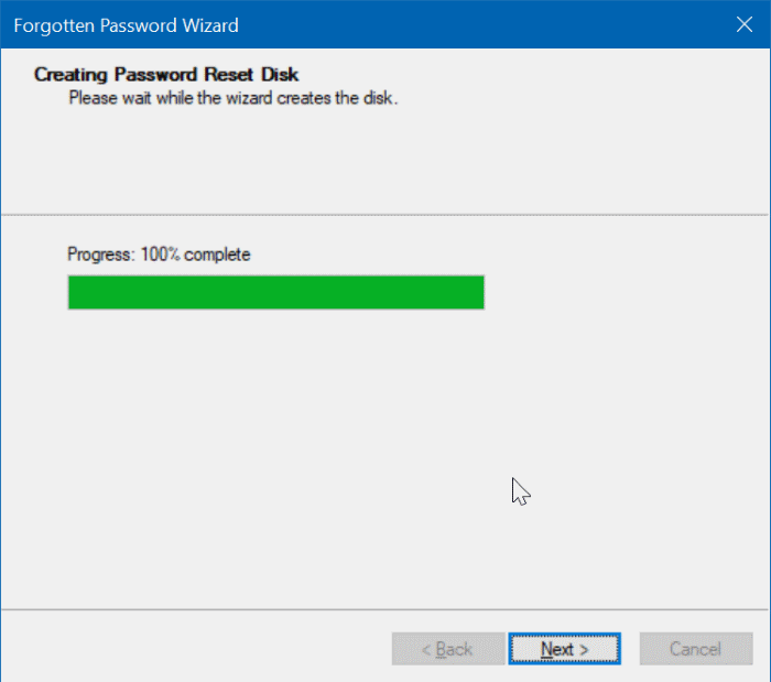 如何在 U 盘上创建 Windows 10 密码重置盘-第7张图片-致知笔记 如何在 U 盘上创建 Windows 10 密码重置盘-第7张图片-致知笔记